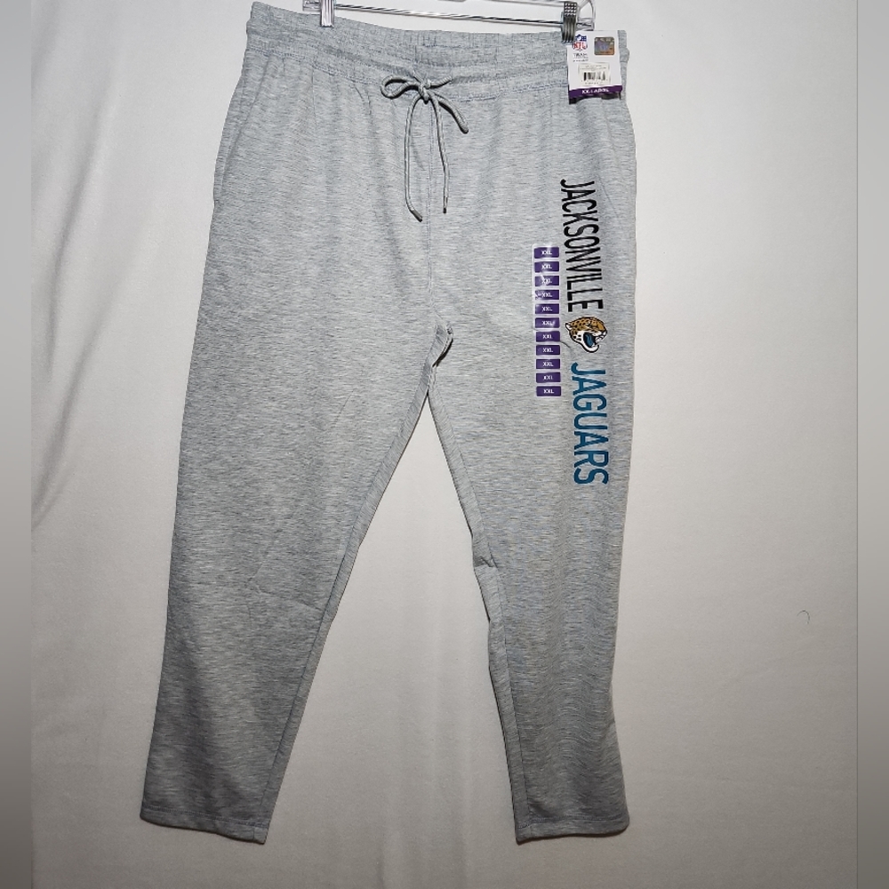 NWT Jacksonville Jaguars NFL Team Apparel Sleepwear Men's XXL Draw Waist Pants.
